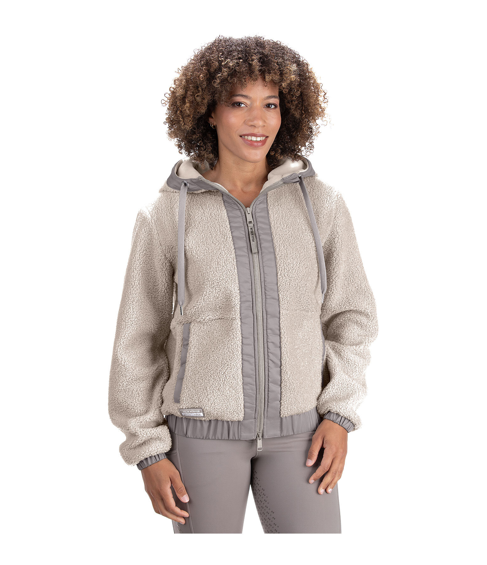 Teddyfleece-Kapuzenjacke Mia