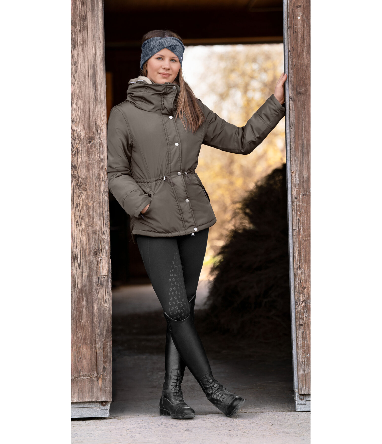 Kinder-Kapuzen-Reitjacke Benja