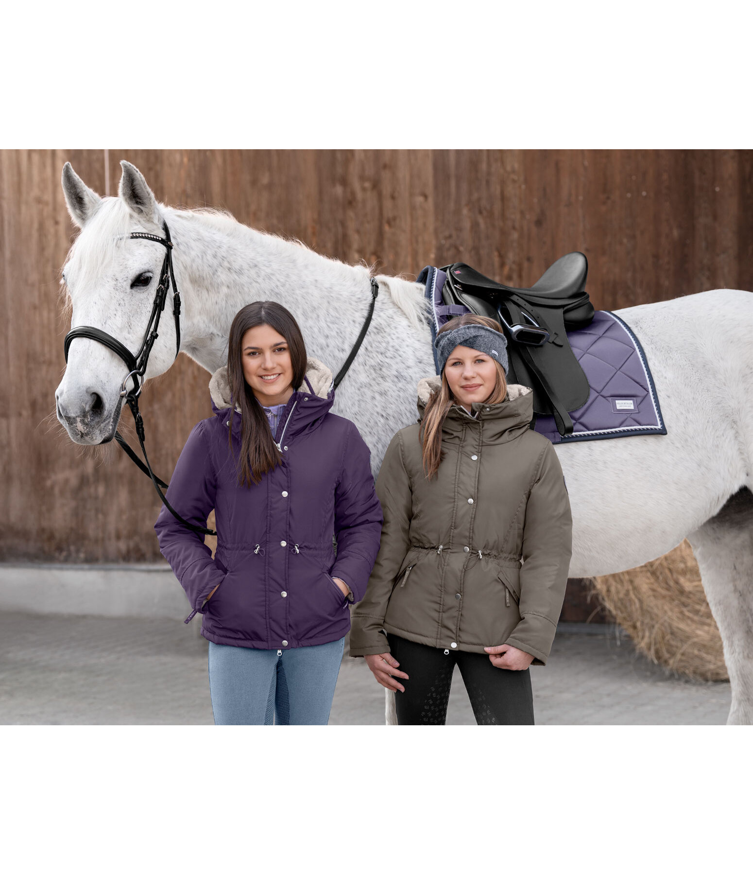 Kinder-Kapuzen-Reitjacke Benja