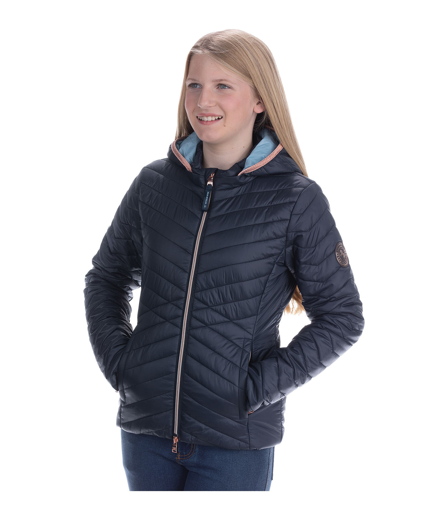 Kinder-Kapuzen-Steppjacke Daria