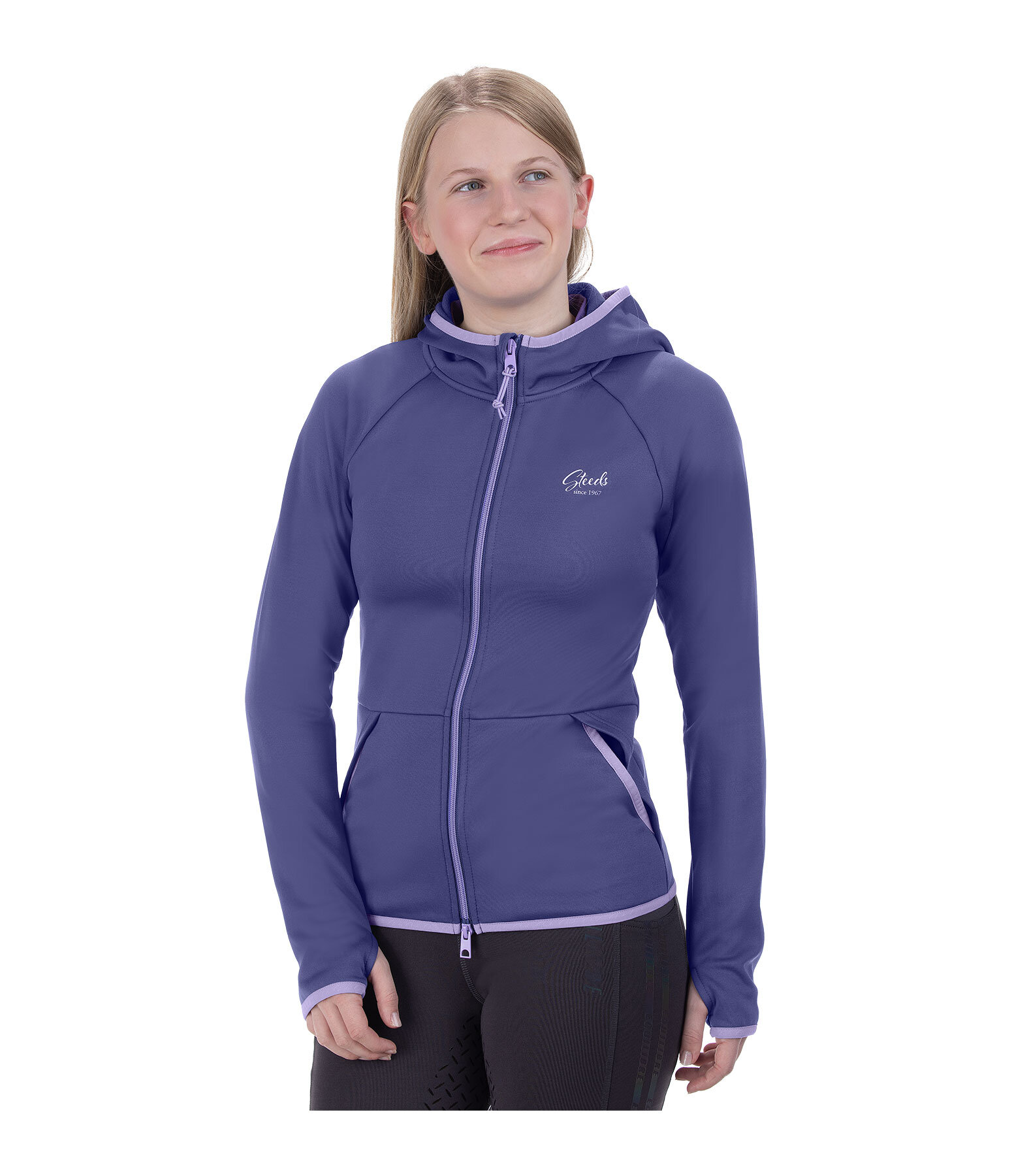 Kinder-Power-Kapuzen-Stretchjacke Lene