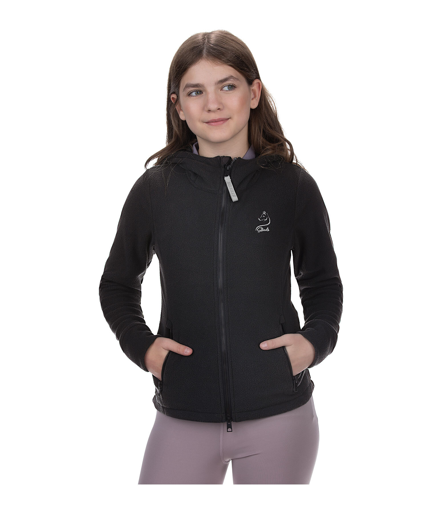 Kinder-Kapuzen-Fleecejacke Cadie