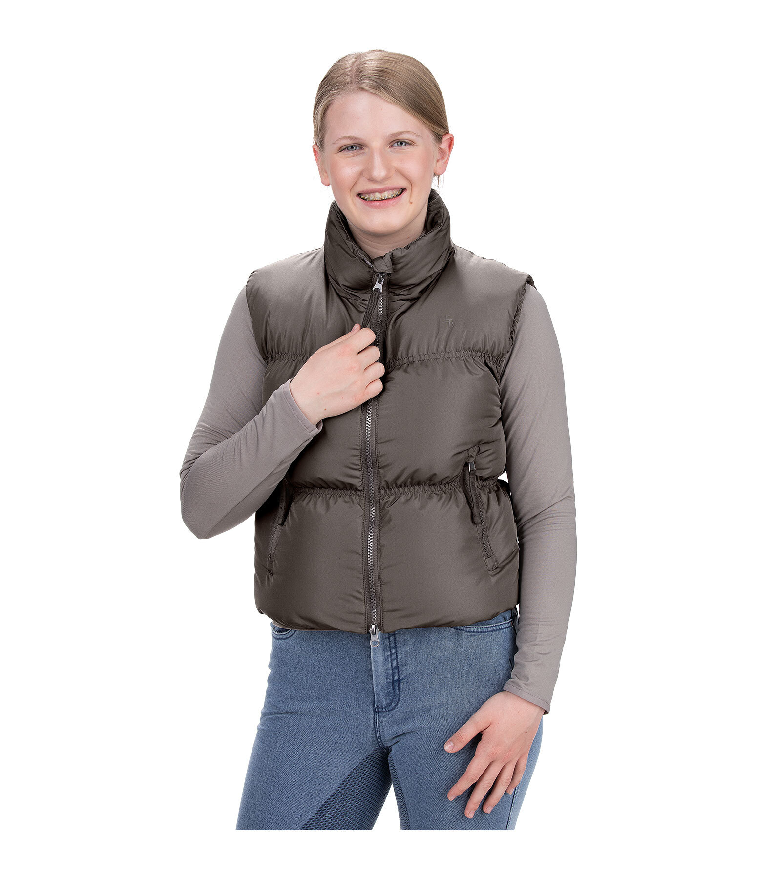 Kinder-Cropped Steppweste