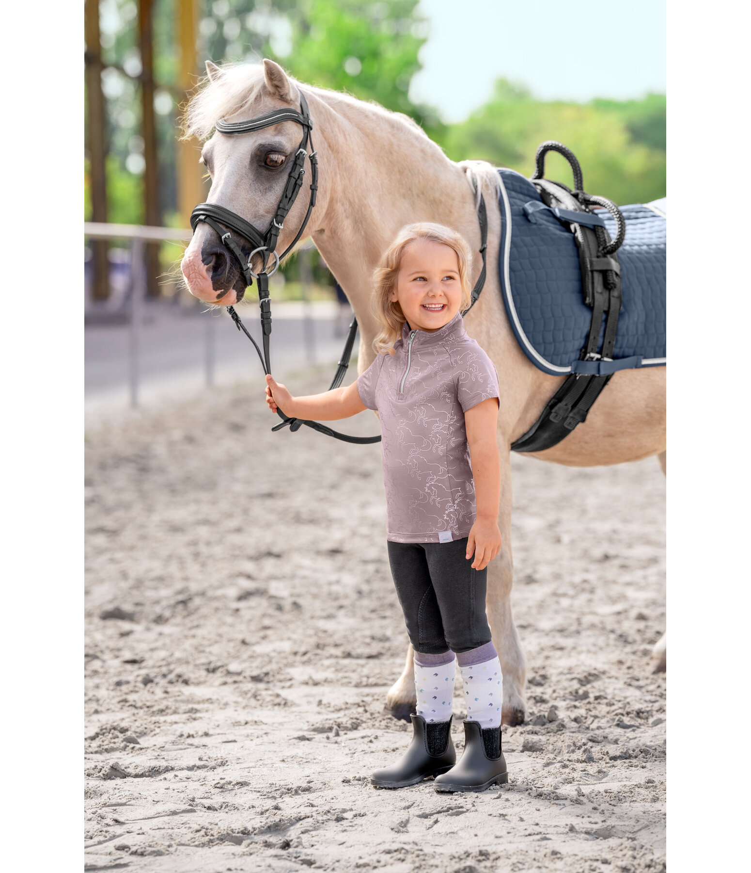 Kinder-UV-Zip-Shirt Suna