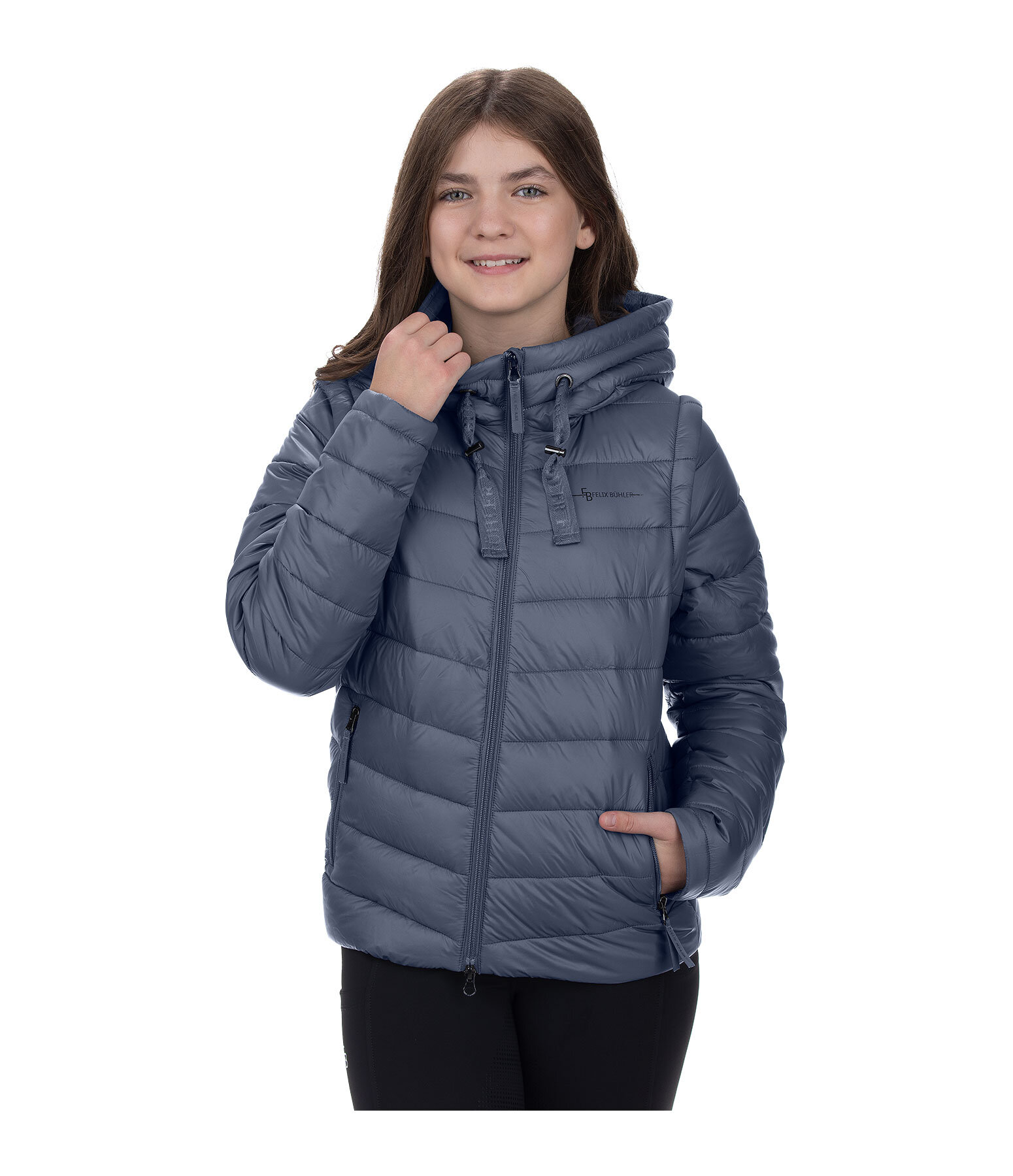 Kinder 2 in 1 Kapuzen-Steppjacke Noemie