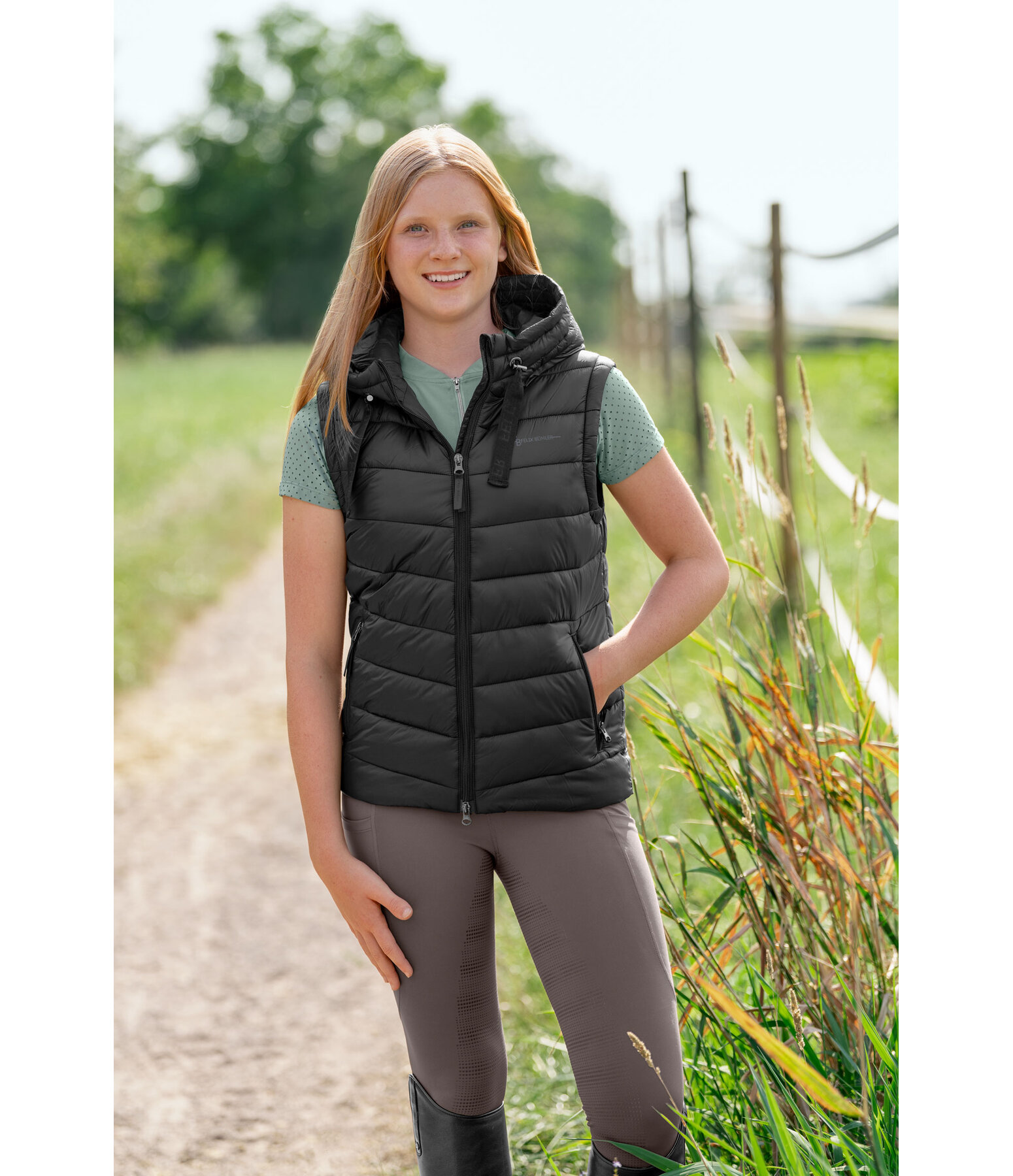 Kinder 2 in 1 Kapuzen-Steppjacke Noemie