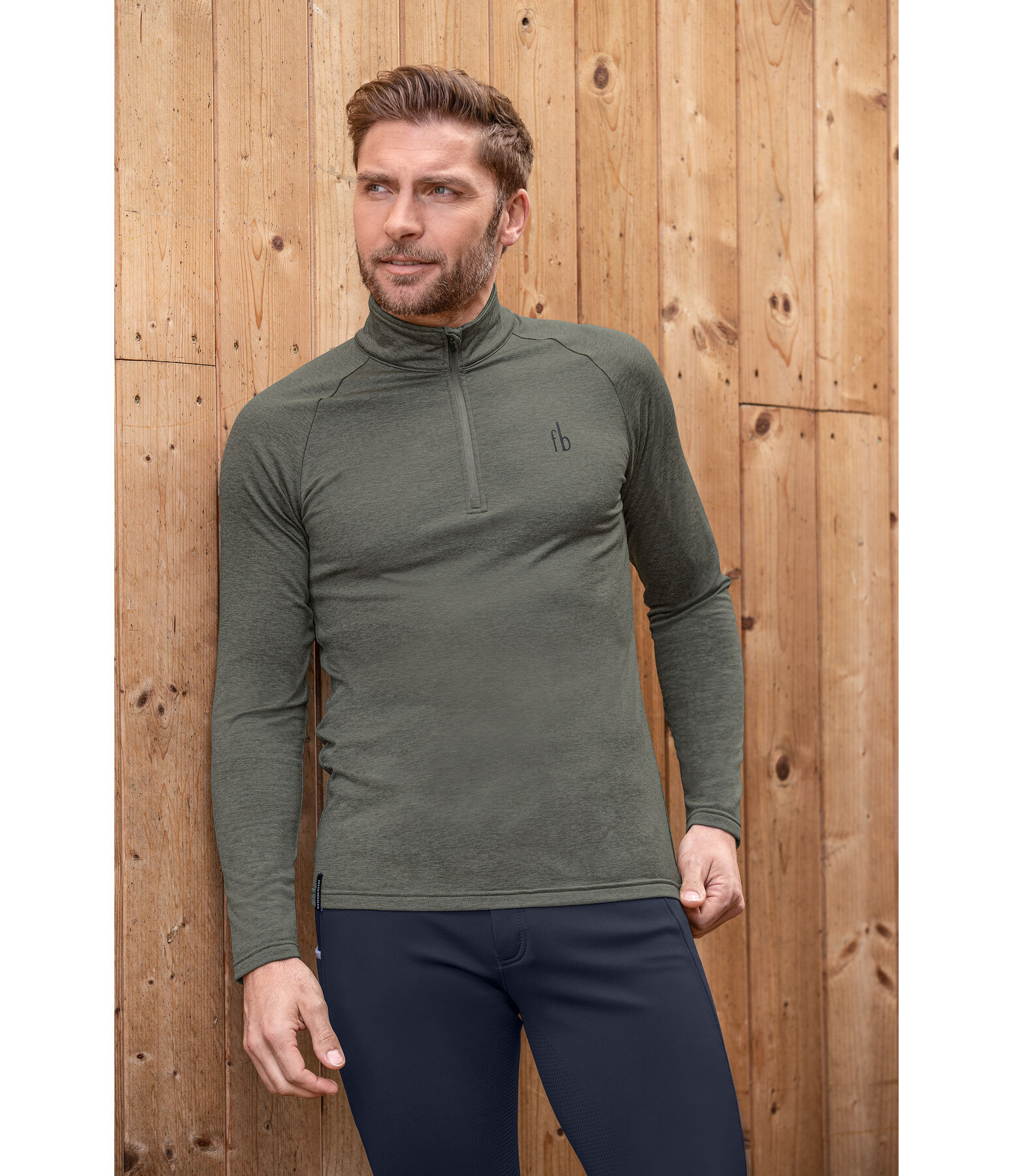 Herren-Performance-Stretch-Langarmshirt Denton