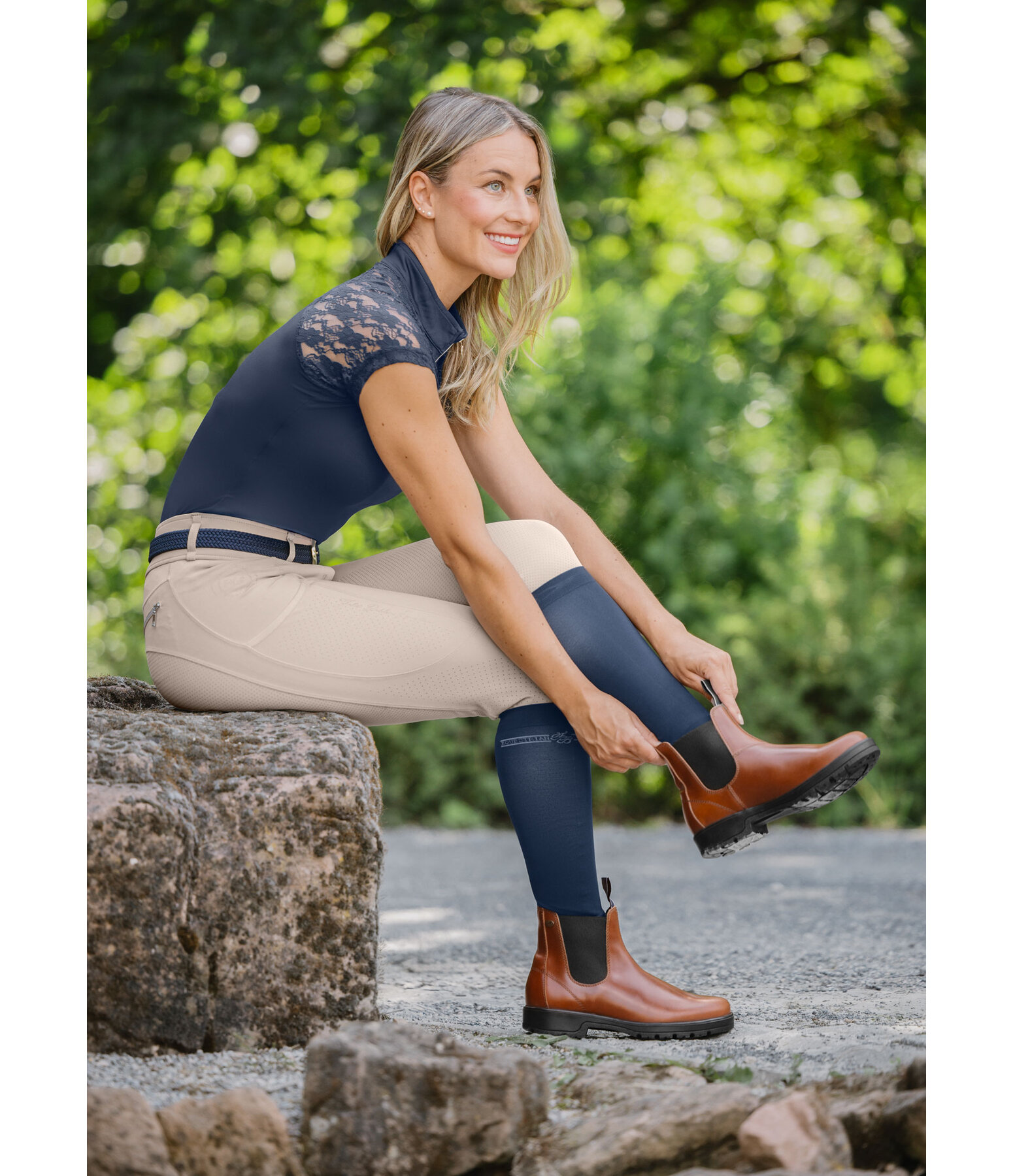 Zugstiefelette Nizza