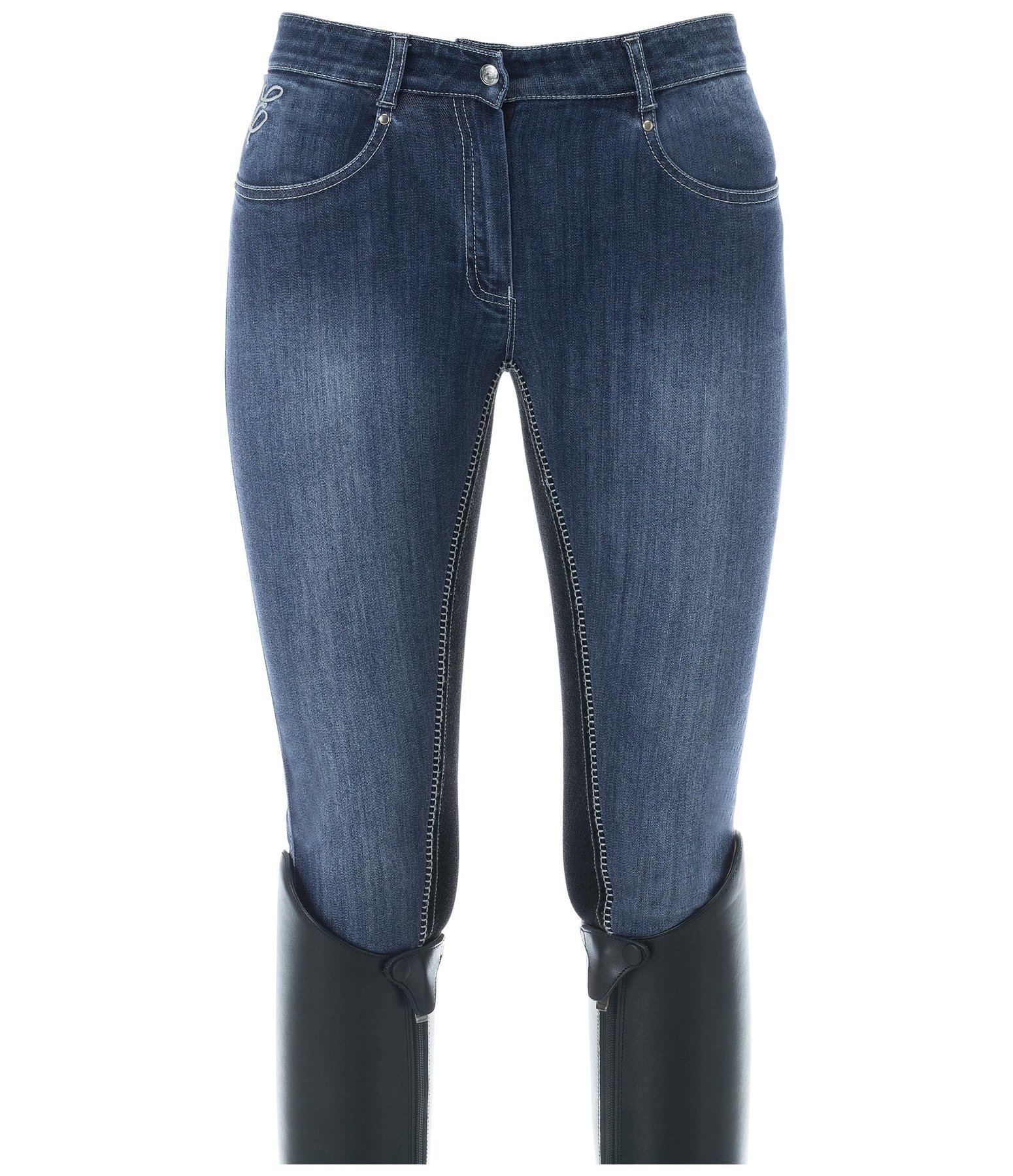 Jeans-Vollbesatzreithose Johanna