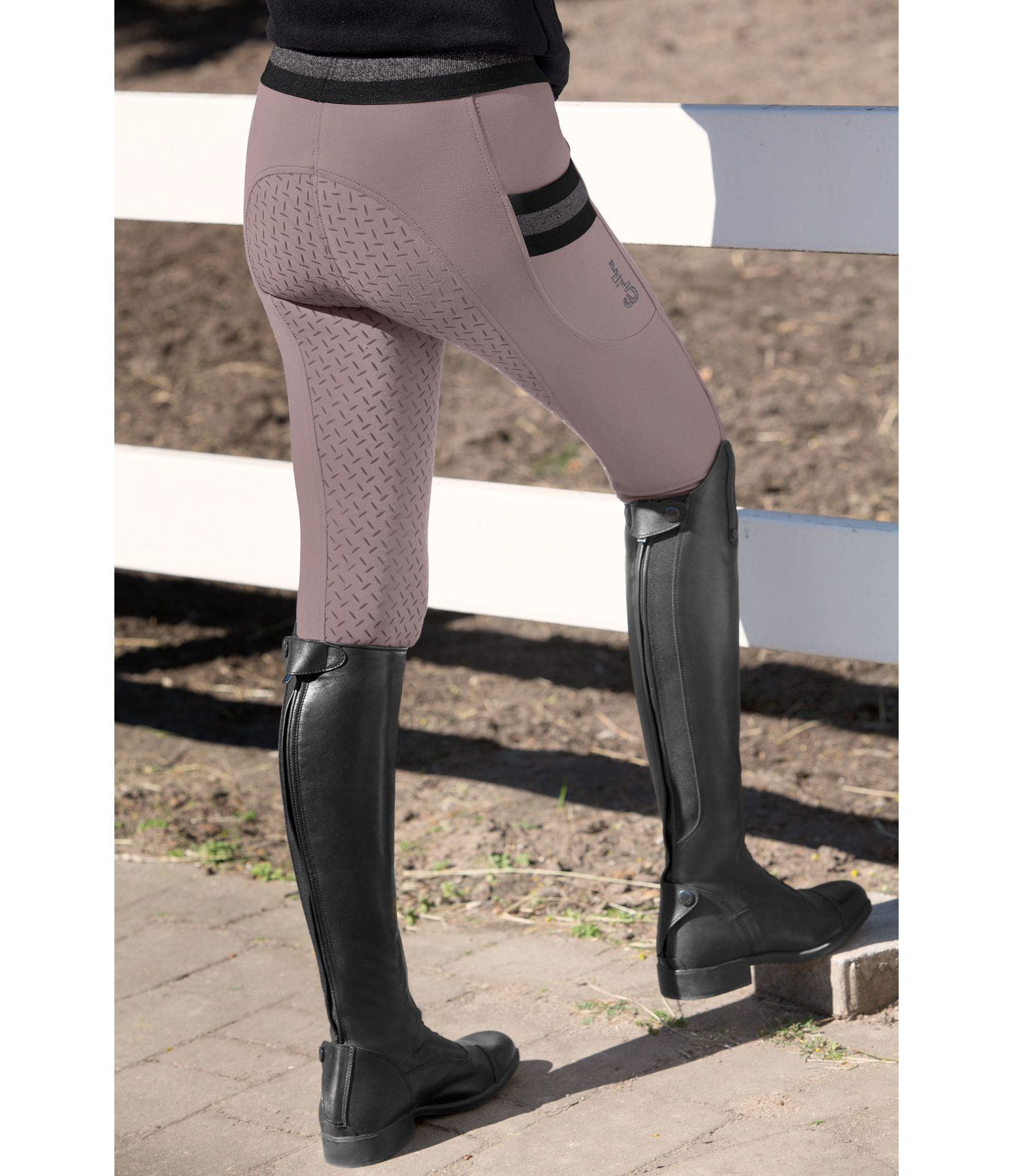 Kinder-Grip-Vollbesatz-Reitleggings Aurelie