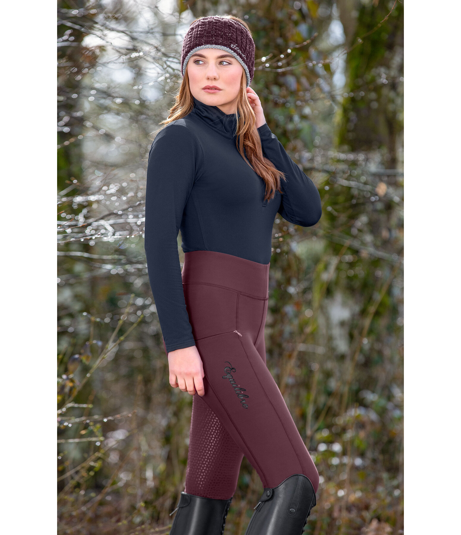 Grip-Thermo-Vollbesatz-Reitleggings Hermine