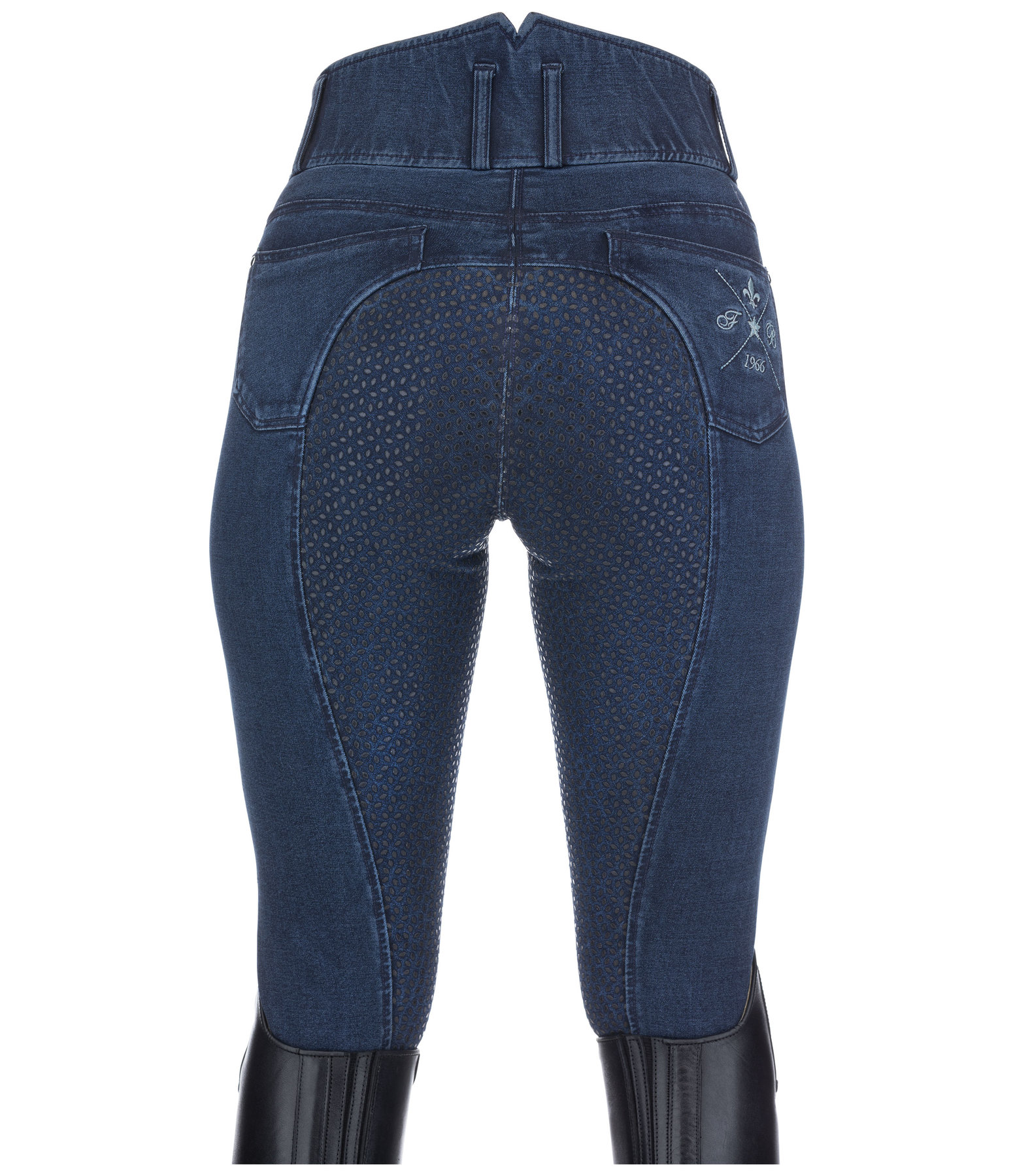 Grip-Jeansreithose High Waist Helene