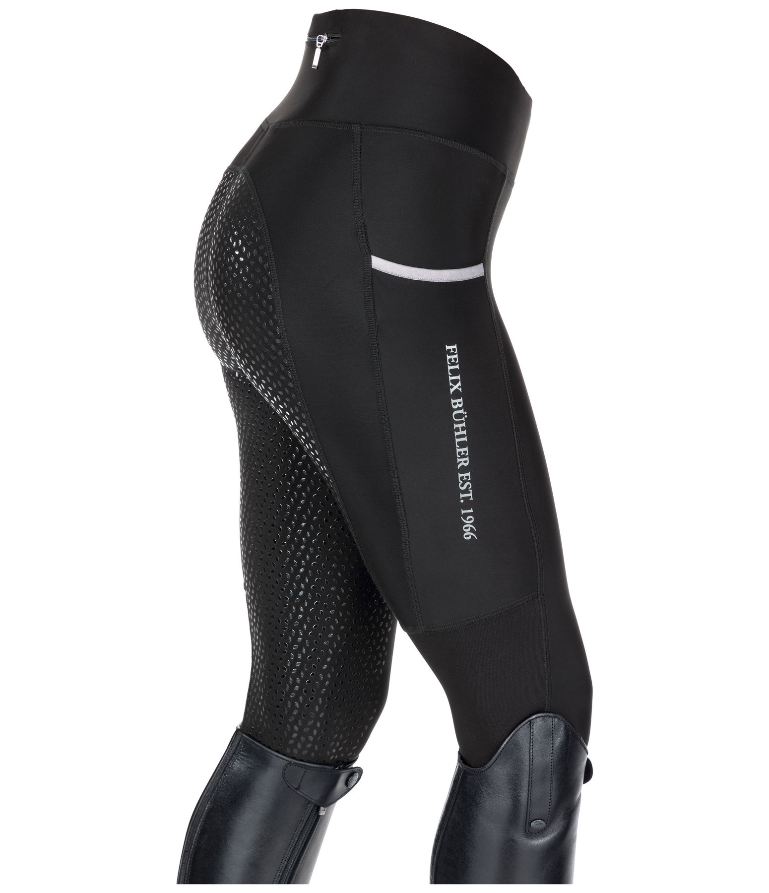 Grip-Vollbesatz-Reitleggings Carina-Mesh