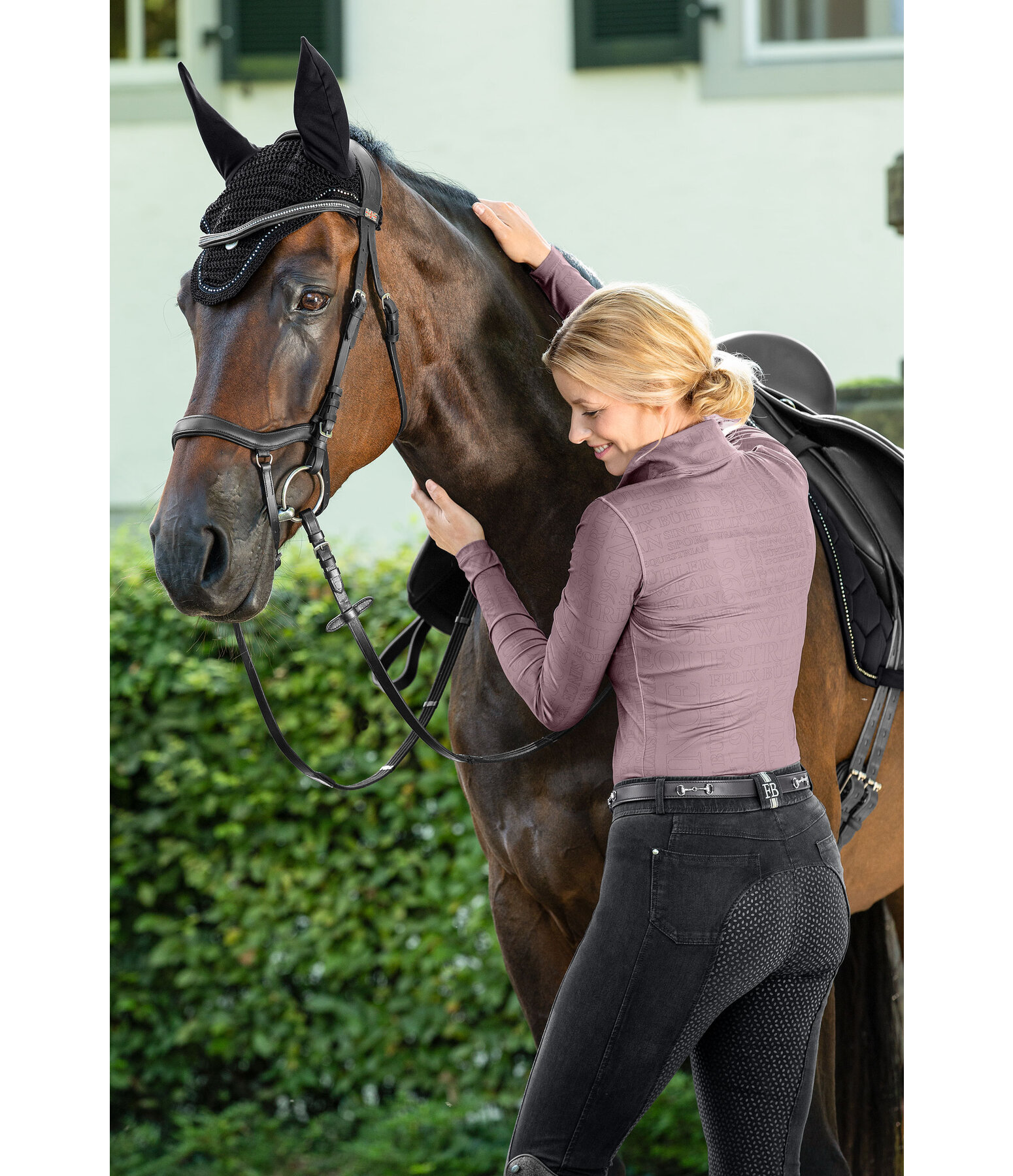 Grip-Jeansreithose Estelle
