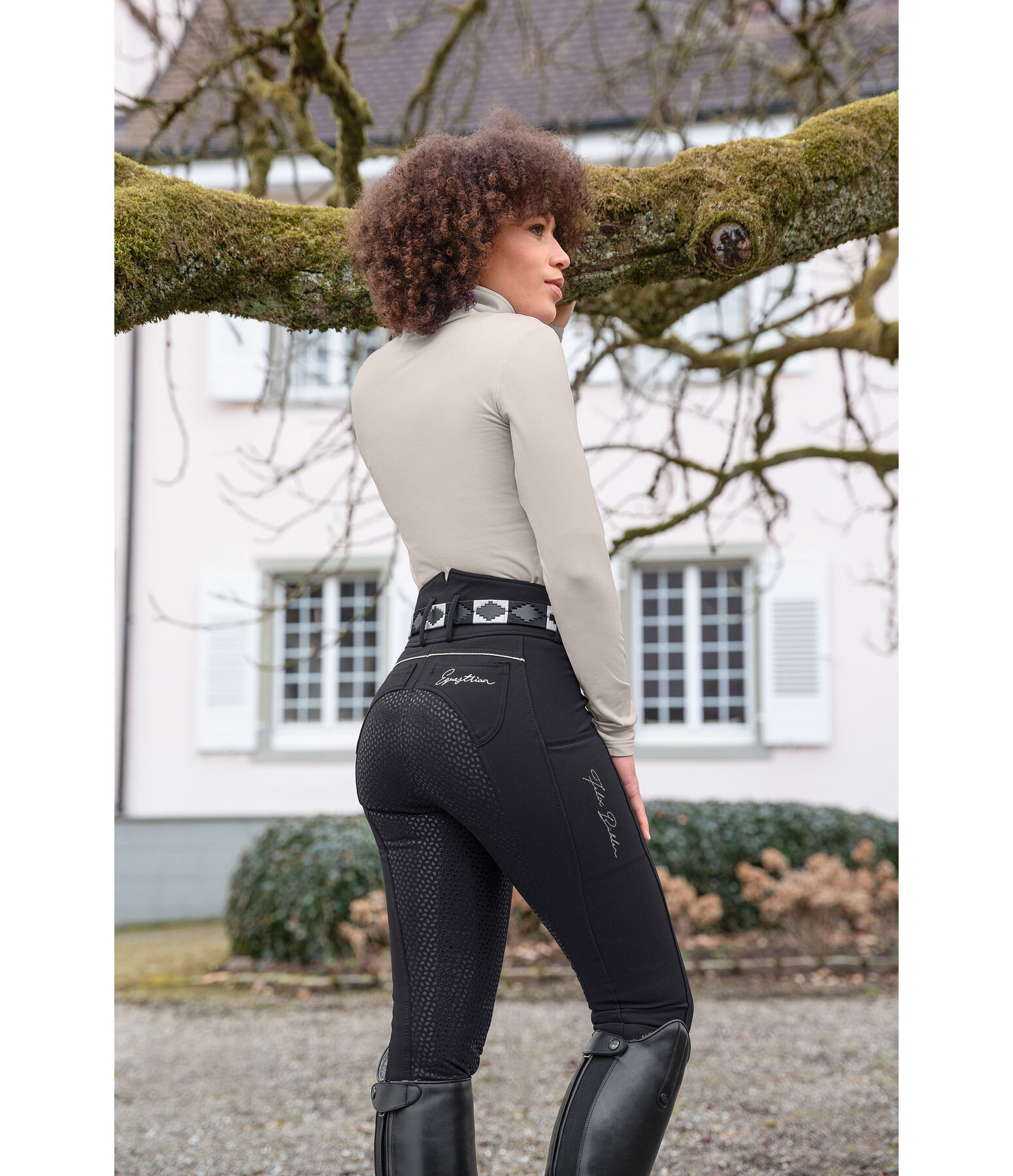 Grip-Thermo-Pro-Hochbund-Vollbesatz-Reithose Elodie