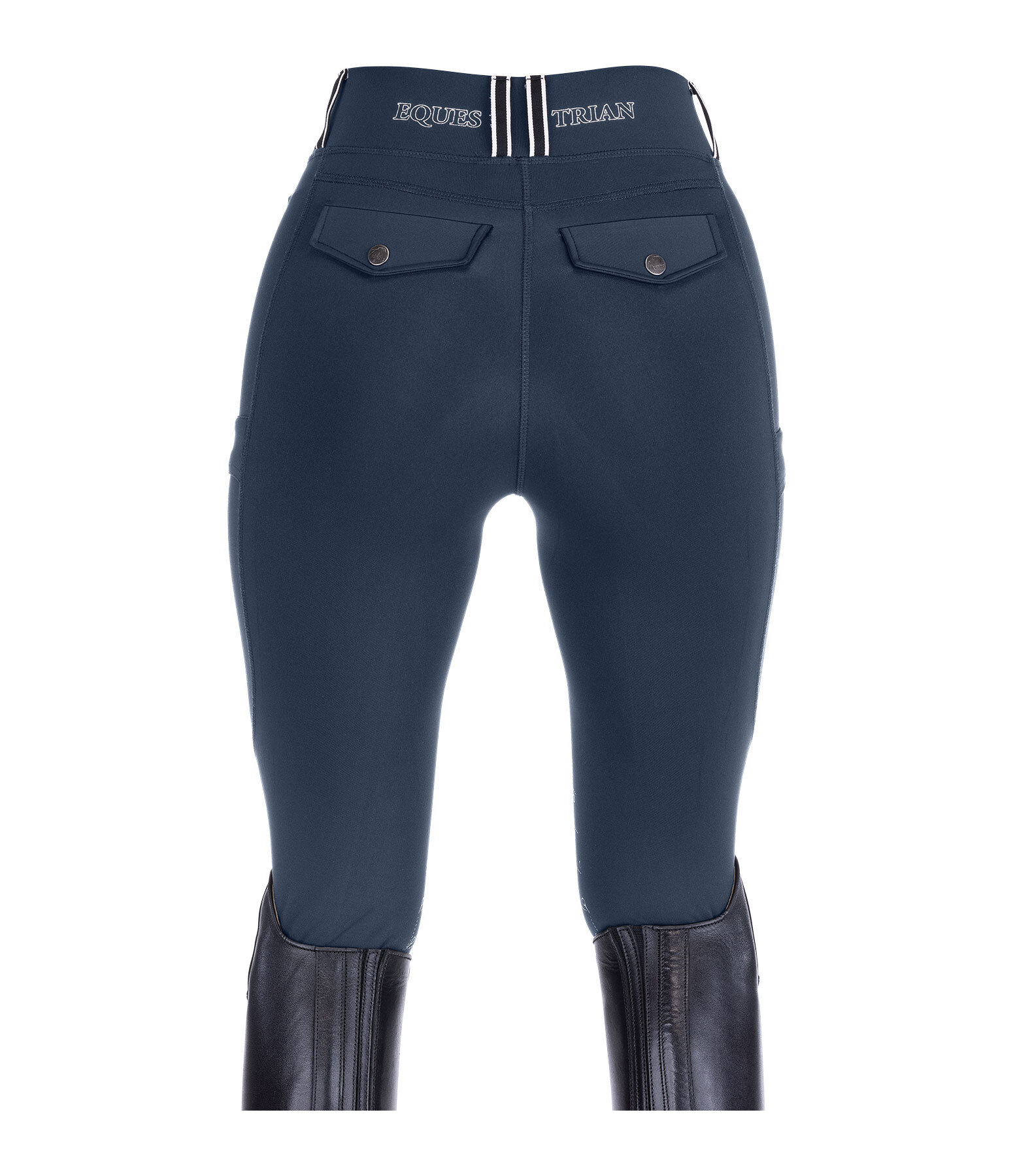 Grip-Reitleggings Kniebesatz Sanna