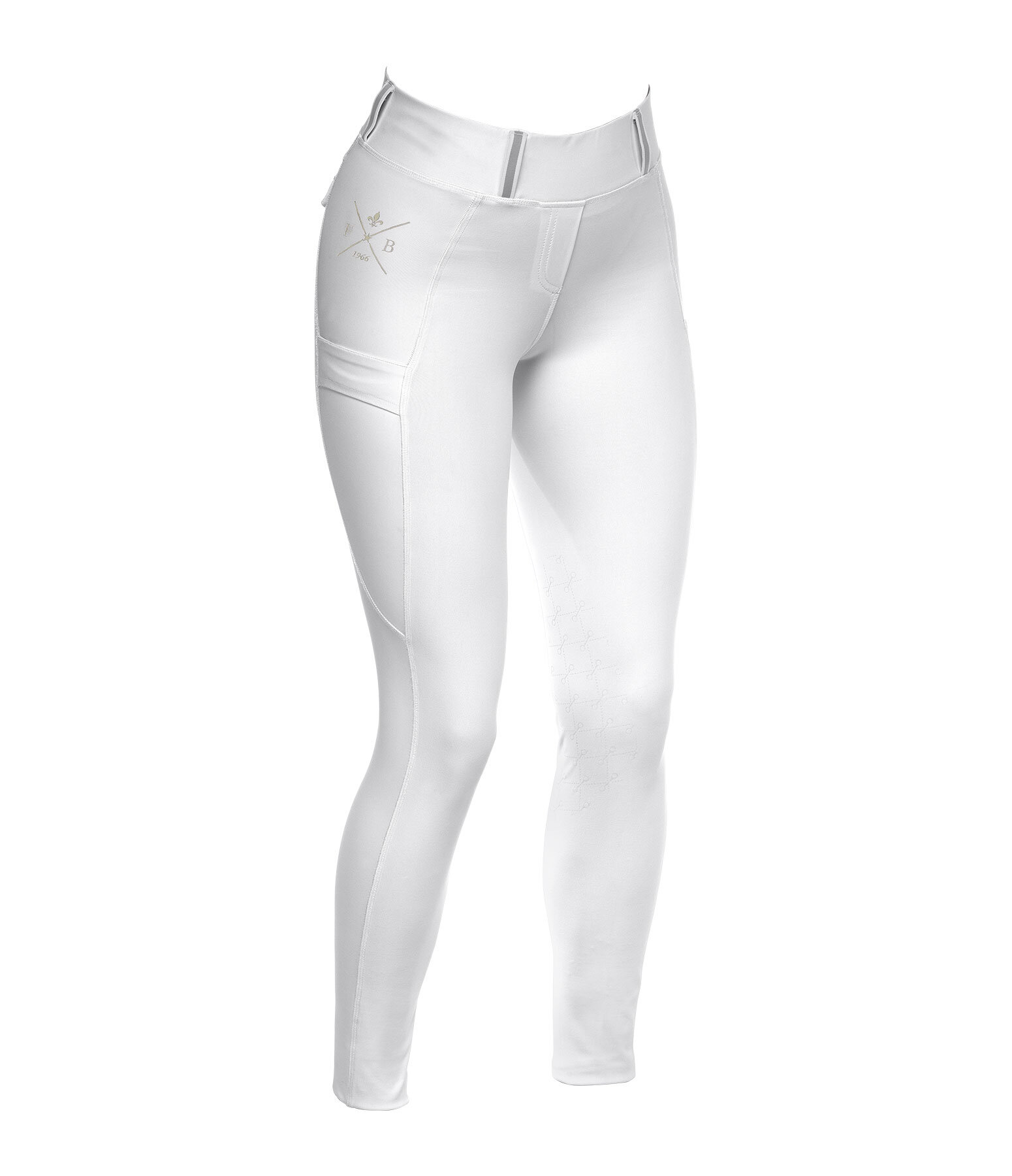 Grip-Reitleggings Kniebesatz Sanna