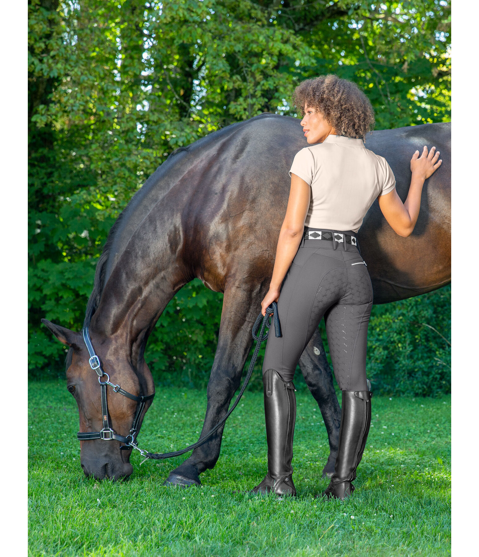 Grip-Reithose High Waist Tabea