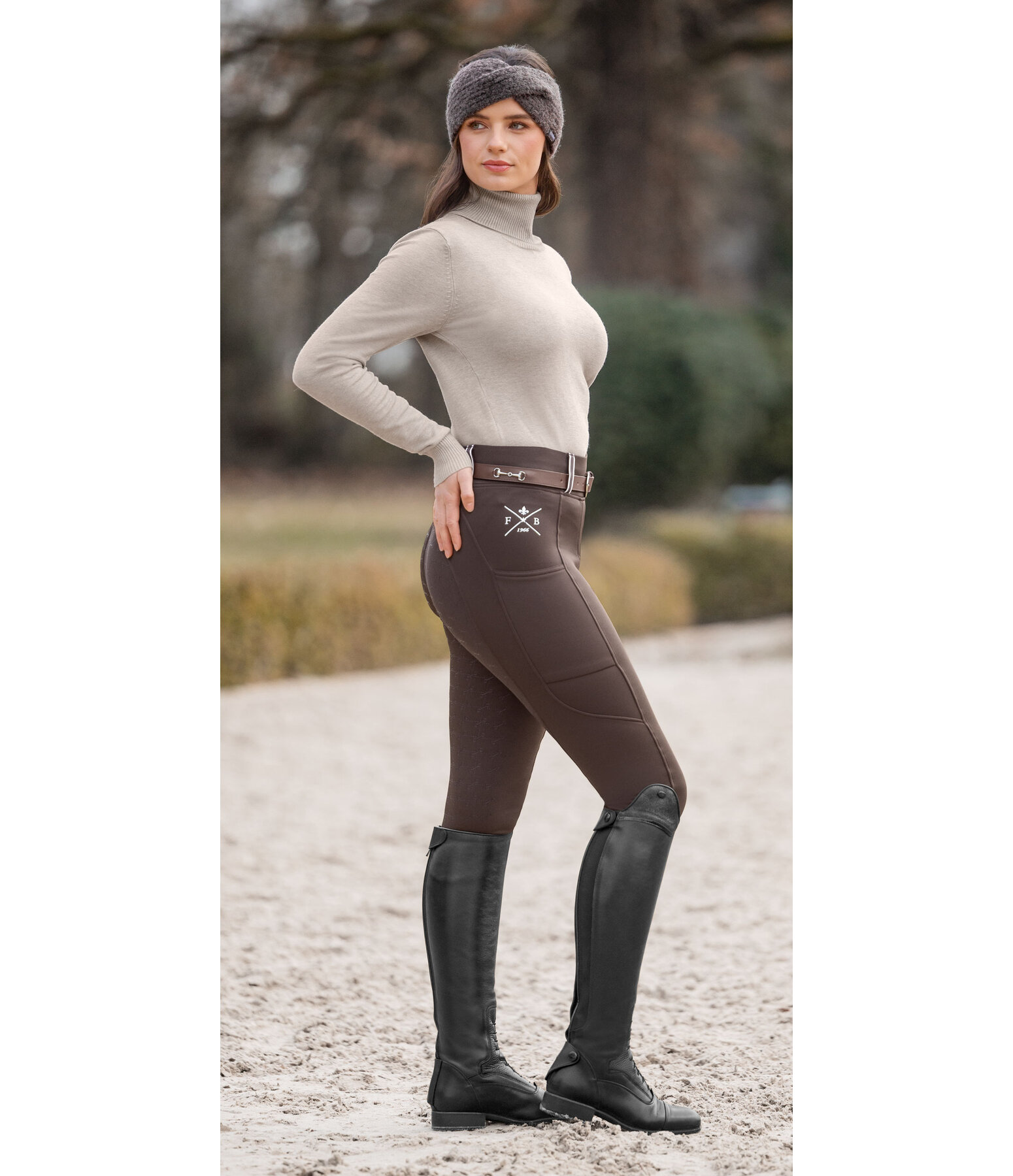 Grip-Winterreitleggings Juliette