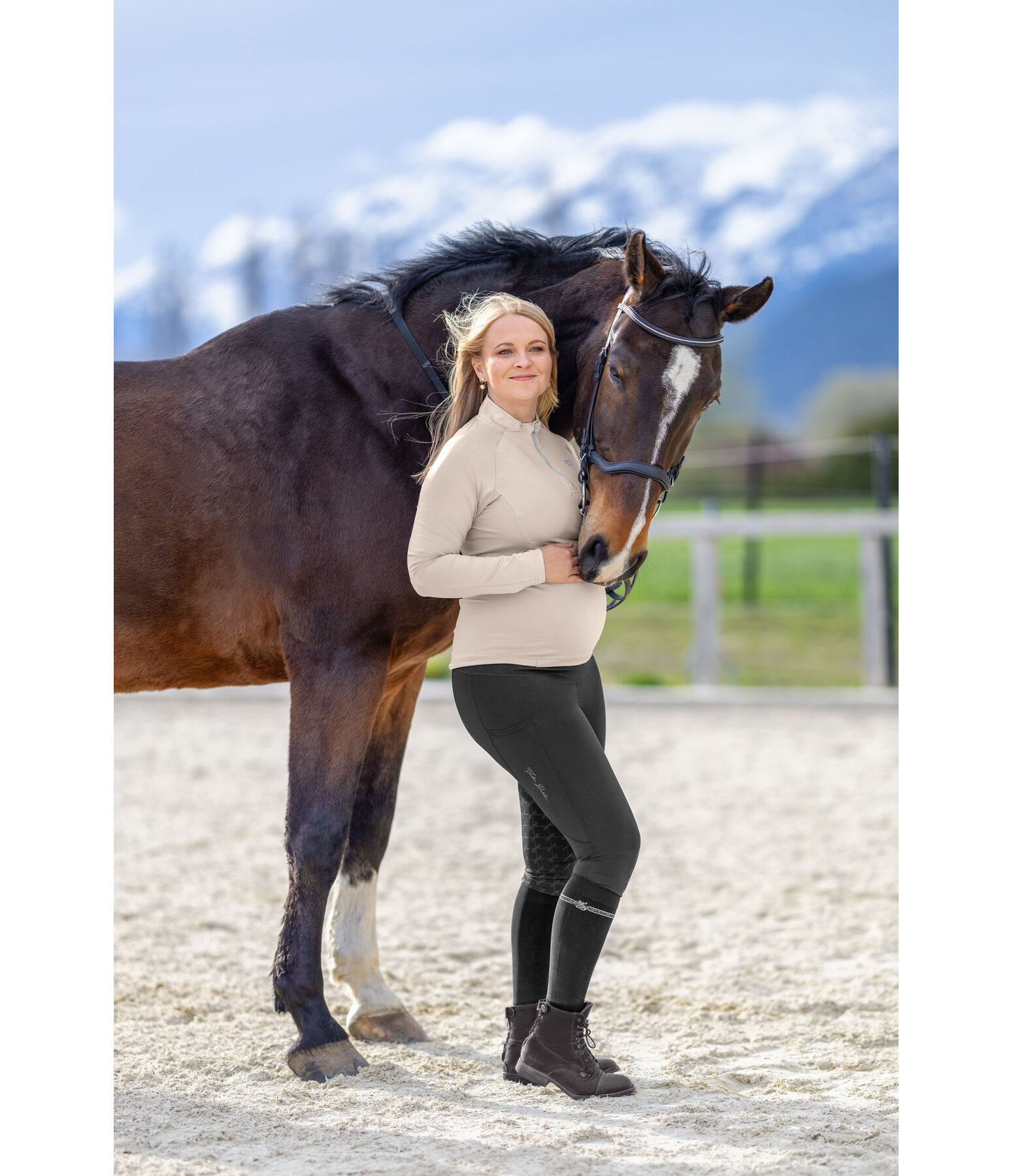Grip-Winter-Schwangerschaftsreitleggings Elisabeth