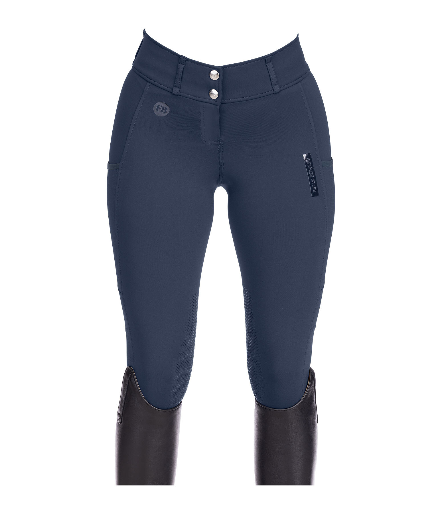 Hybrid Grip-Reithose Kniebesatz Mesh Romy