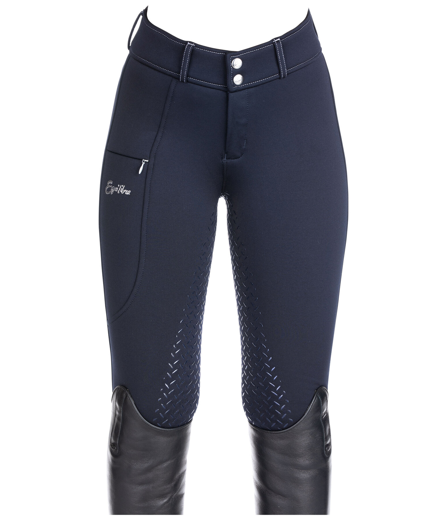 Kinder Hybrid-Winterreithose Talea