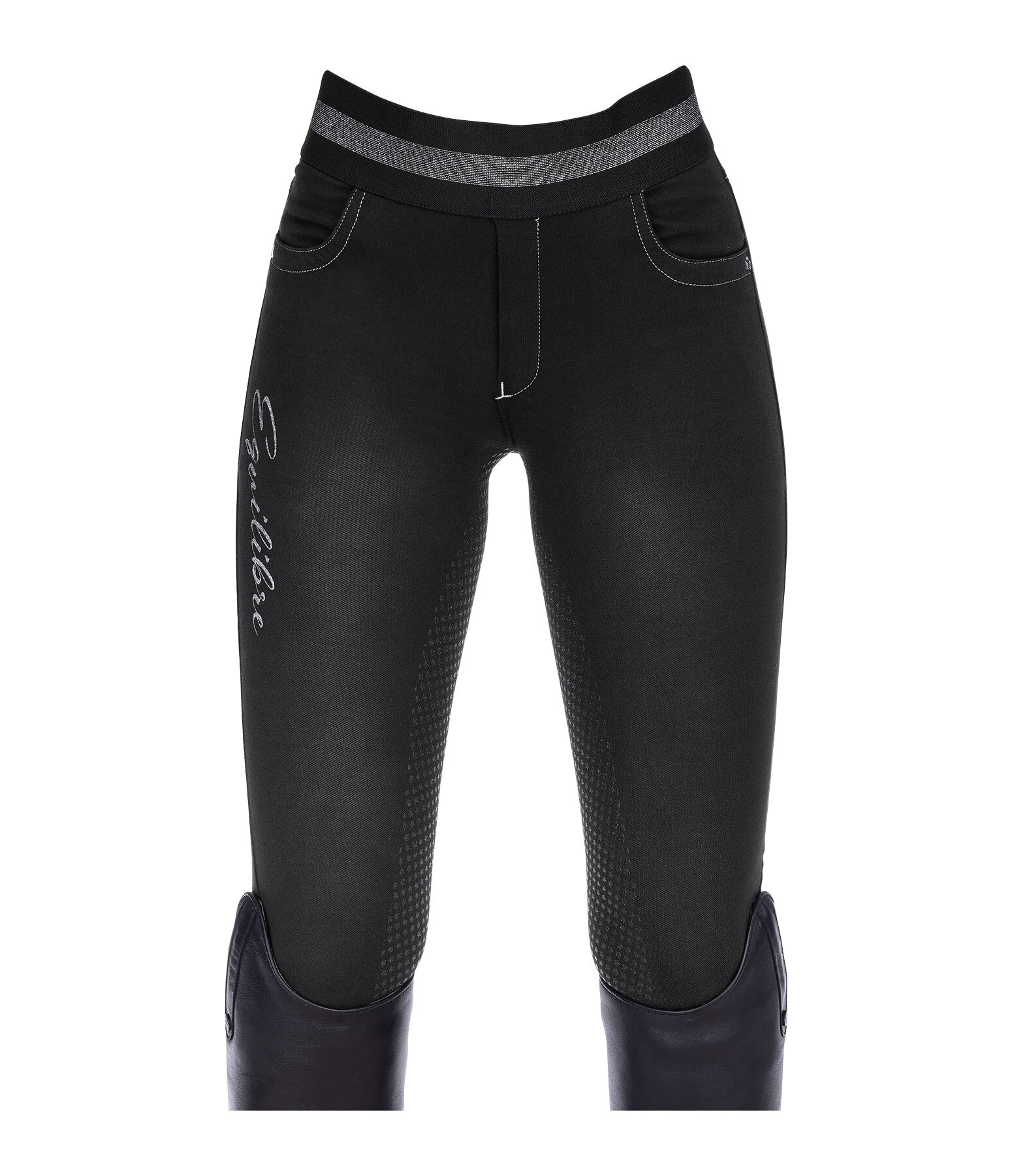 Kinder-Grip-Vollbesatz-Reitleggings Nivia II