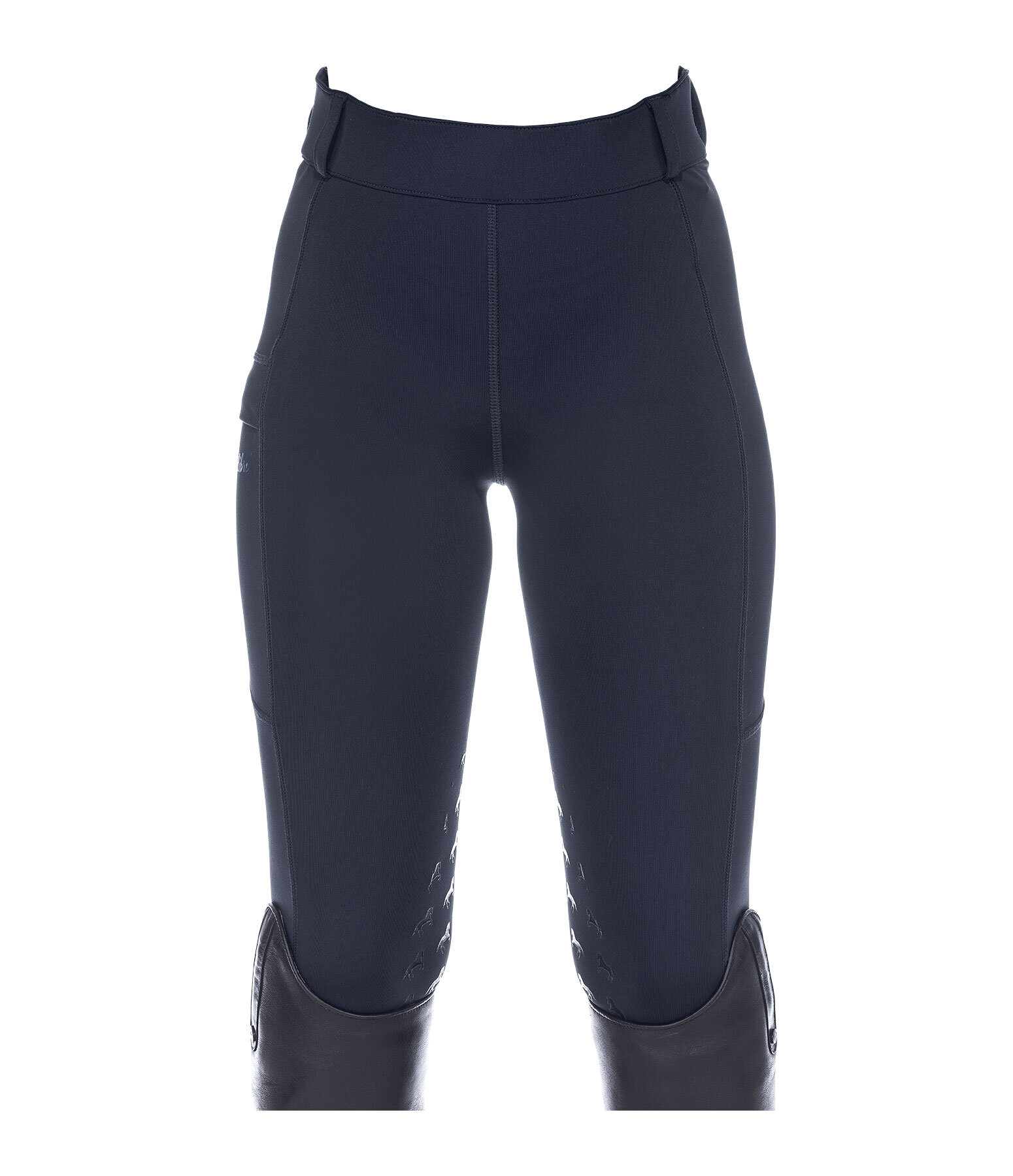 Kinder Grip-Reitleggings Kniebesatz Liori