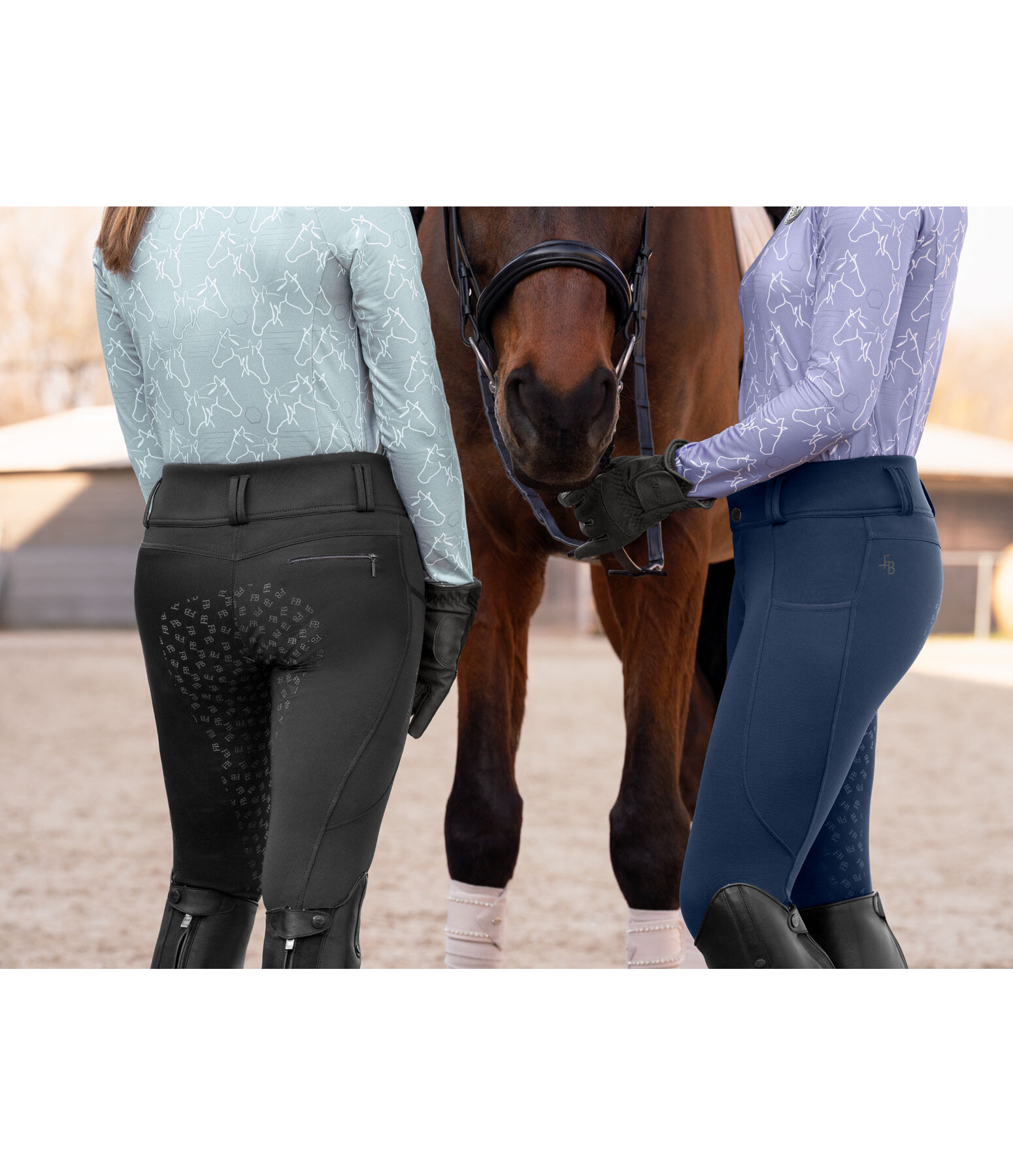 Kinder Grip-Winterreithose Lovis