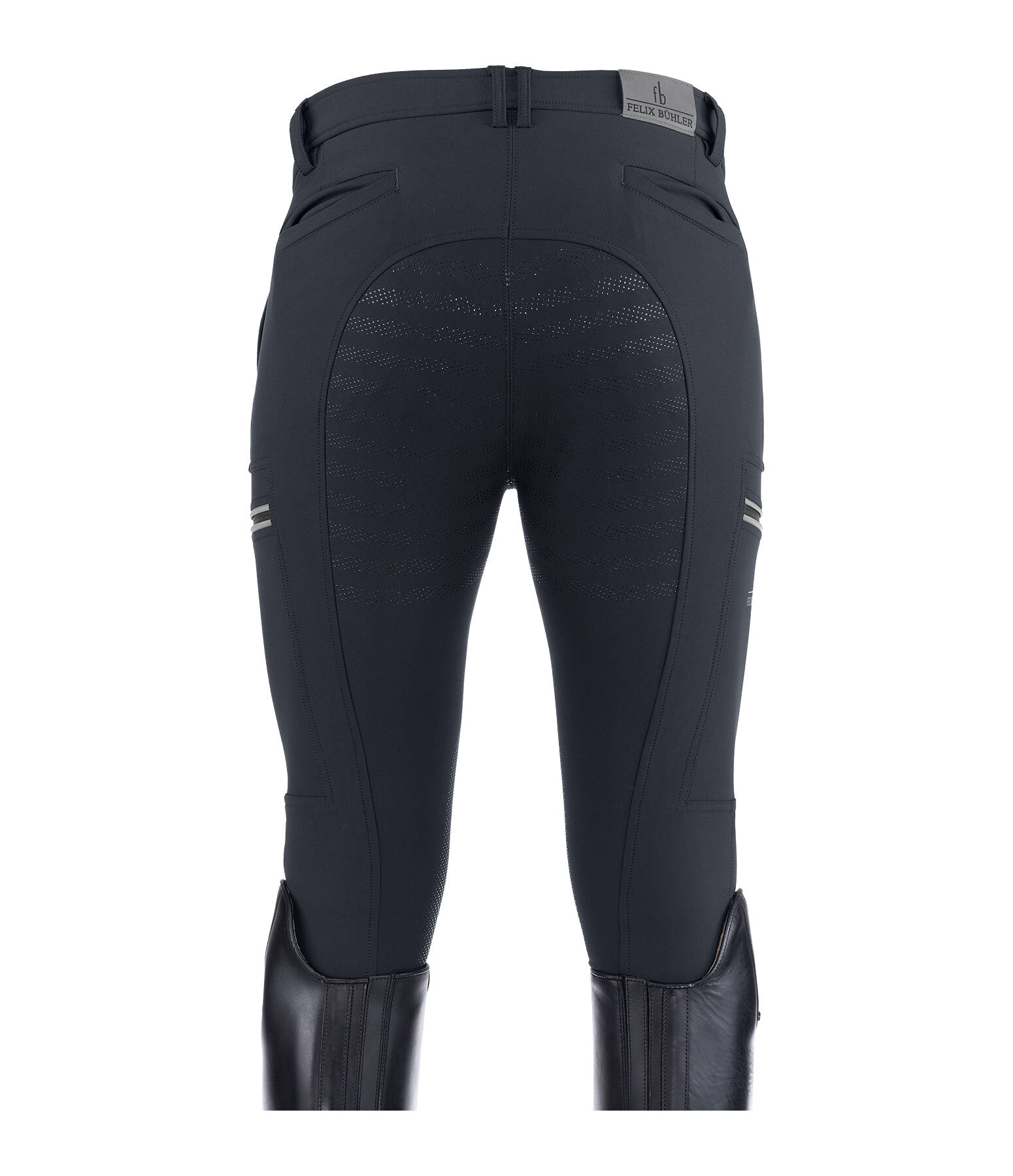 Herren Grip-Teilbesatzreithose Tex
