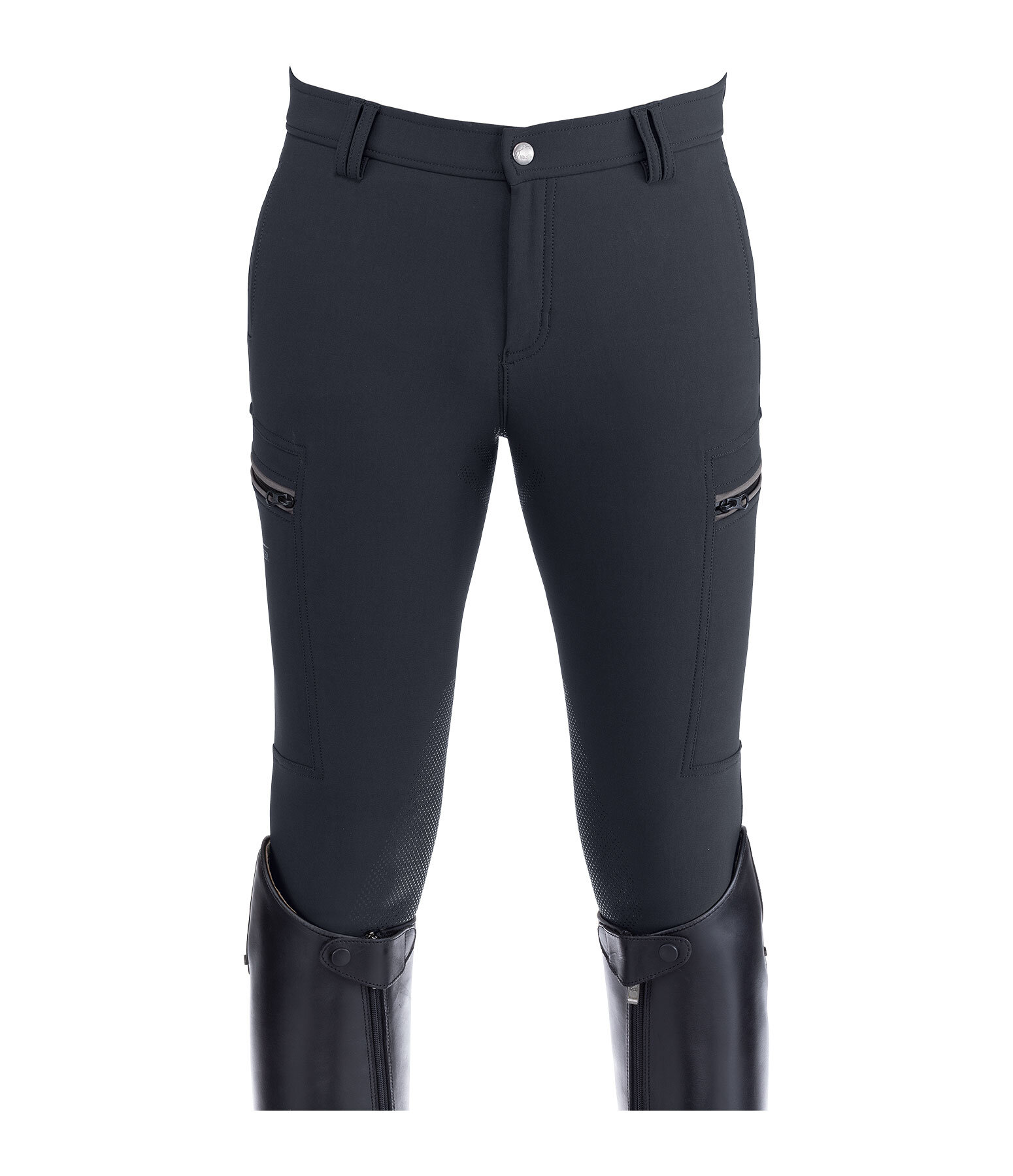 Herren Grip-Teilbesatzreithose Tex