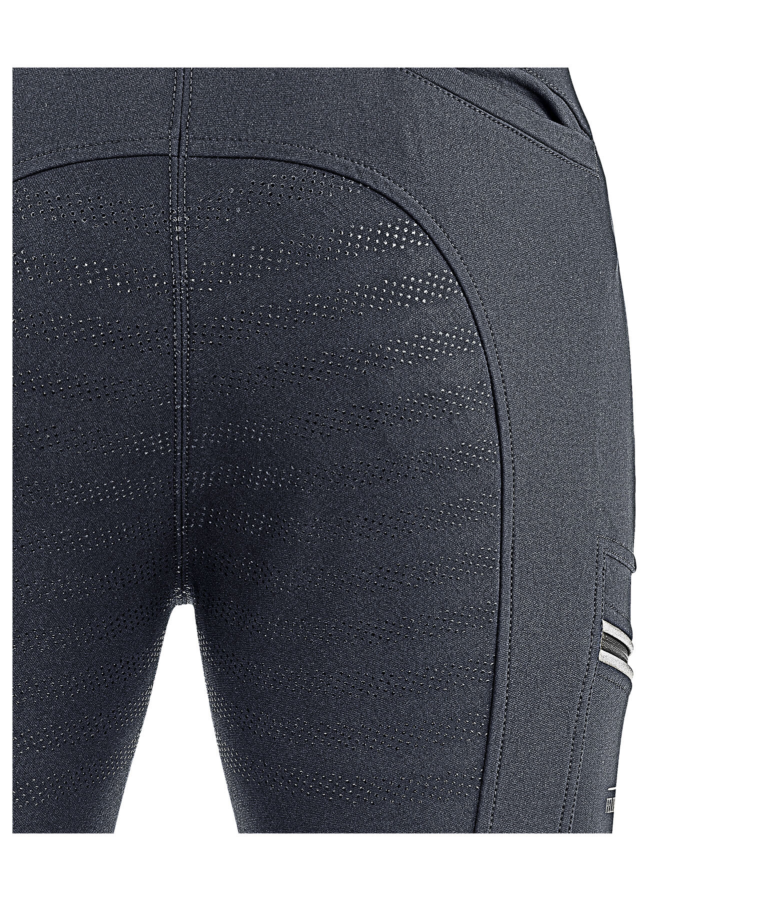 Herren Grip-Teilbesatzreithose Tex