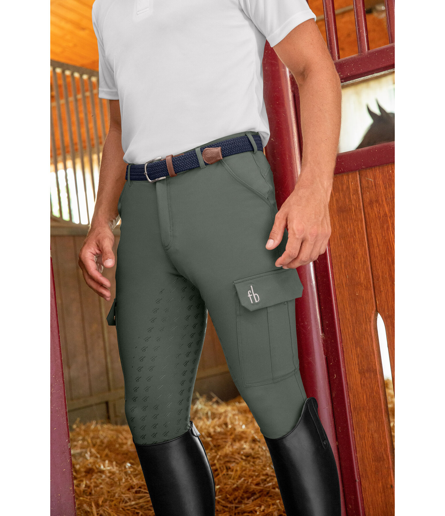 Herren-Grip-Vollbesatz-Reithose Sitka