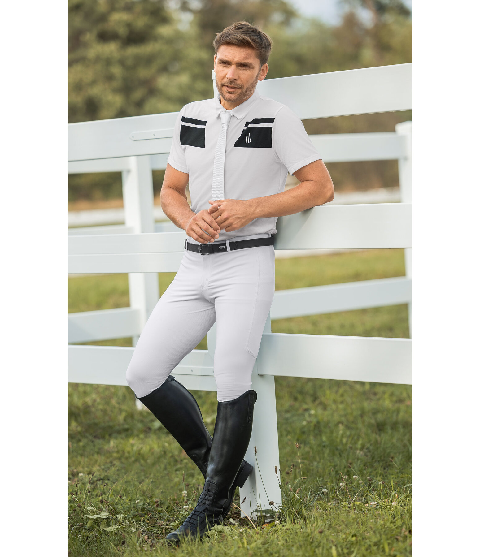 Herren Hybrid Grip-Reithose Tacoma
