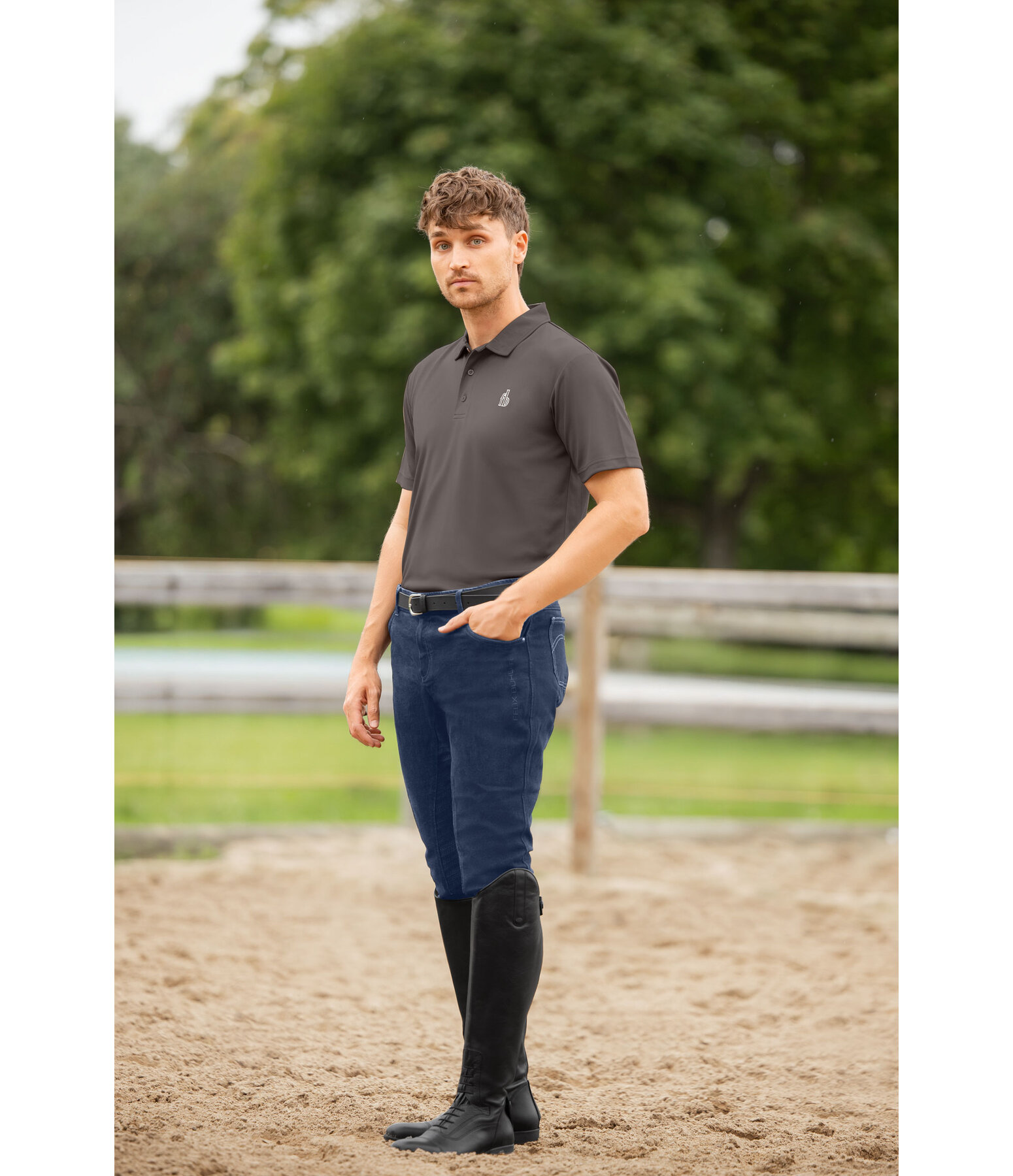 Herren Grip-Jeans-Reithose Henry