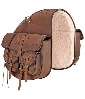 TWIN OAKS Echtleder-Doppelpacktasche Atlas - 160060--DB