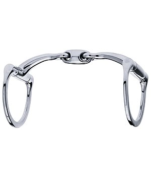 Qualcraft D-Ring-Trense Anatomica doppelt gebrochen Strke 16 mm - 350186