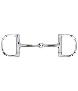 SILK STEEL D-Ring Trense einfach gebrochen Strke 14 mm - 350378