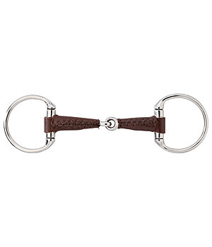 SILK STEEL Leder Olivenkopftrense einfach gebrochen Strke 20 mm - 350425