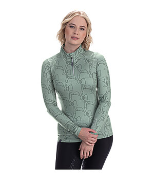 FENGUR Zip-Funktions-Langarmshirt Asta - 580060