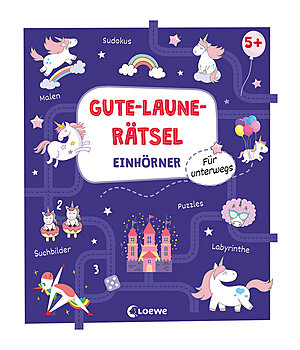 Gute-Laune-Rtsel fr unterwegs - Einhrner - 621885