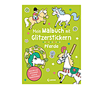 Mein Malbuch mit Glitzerstickern - Pferde