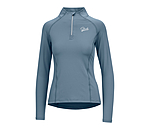 Zip-Funktions-Langarmshirt Lea