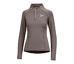 Zip-Funktions-Langarmshirt Lea