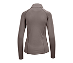 Zip-Funktions-Langarmshirt Lea