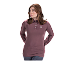 Langarm-Poloshirt Lina