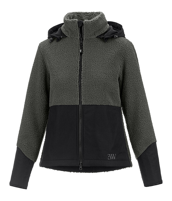 Sherpa-Jacke mit abnehmbarer Kapuze