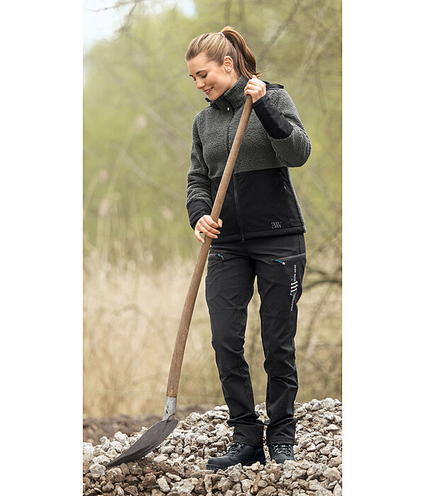 Sherpa-Jacke mit abnehmbarer Kapuze