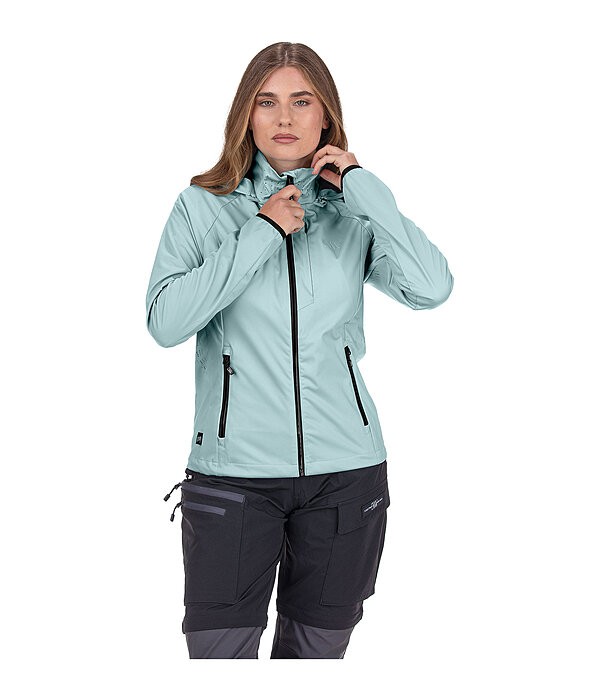 Atmungsaktive Softshelljacke mit abnehmbarer Kapuze