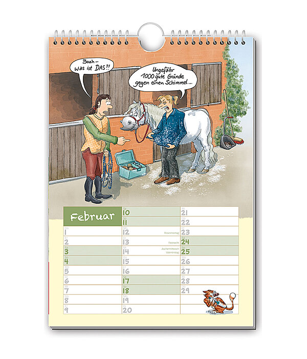 Geschichten vom Pferd - Comic Kalender 2024